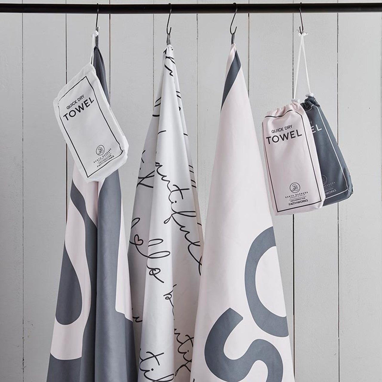 Hello Beautiful Oversized Quick Dry Beach Towel | Ultra Absorbent | 35" x 78" by The Bullish Store