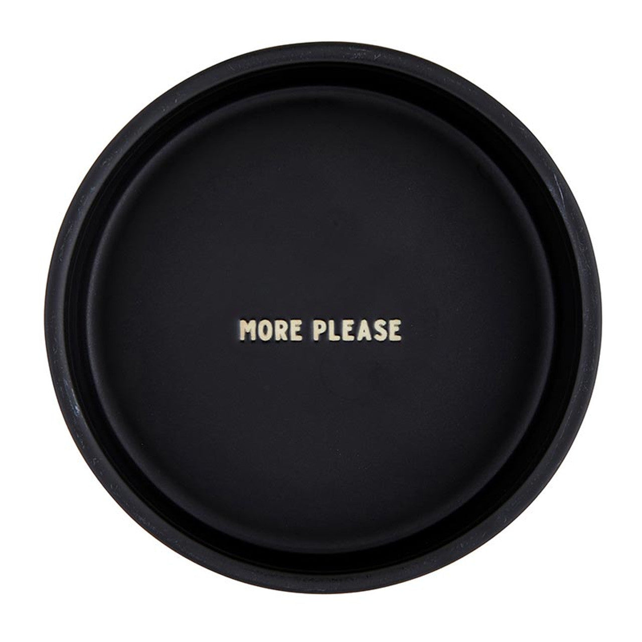 Hello Kitty Ceramic Pet Bowl in Black | Circular Pet Water Food Dish Feeder | 6" by The Bullish Store