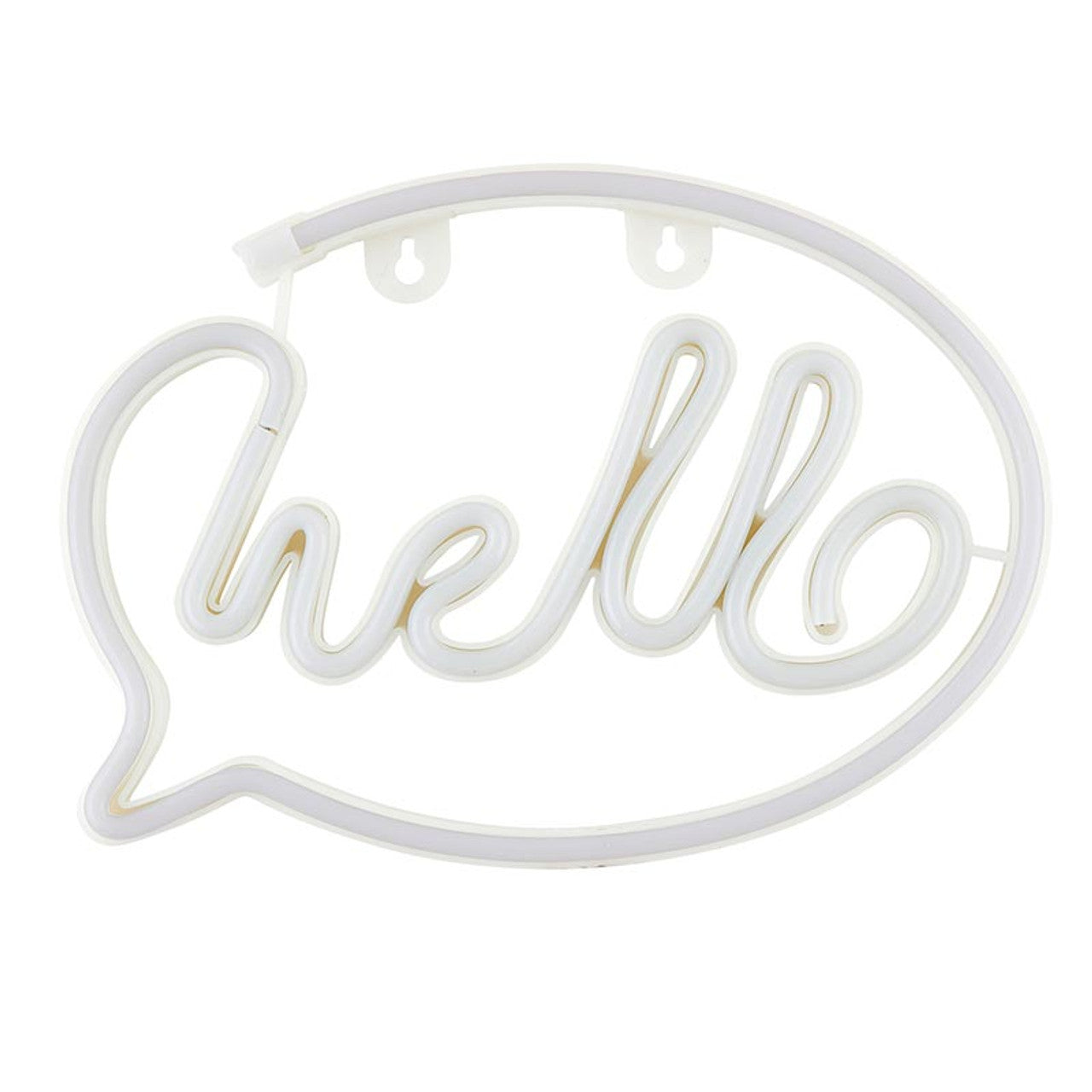 Hello Neon LED Light | Wall Art Sign by The Bullish Store