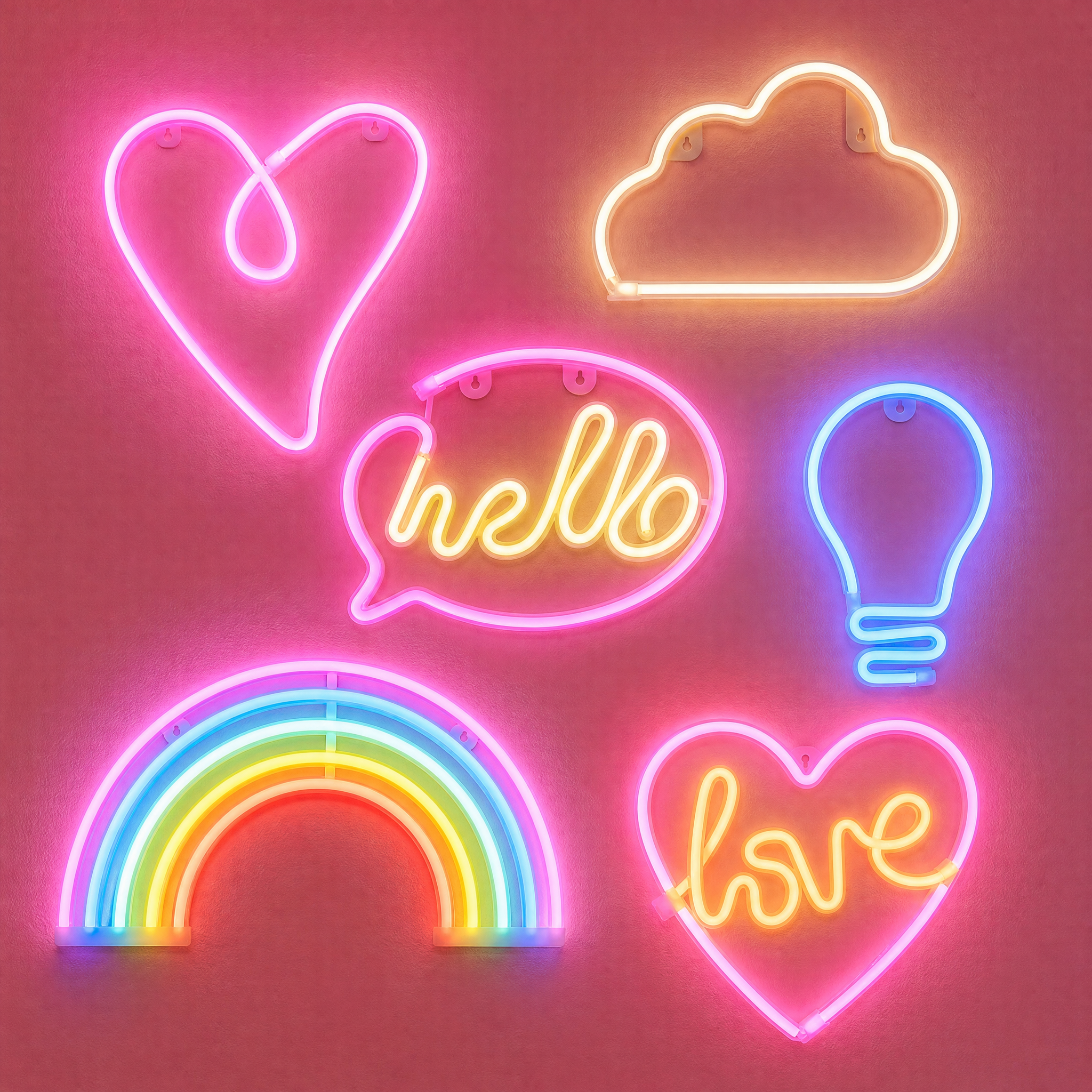 Light Bulb Neon LED Light | Wall Art Sign by The Bullish Store