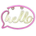 Hello Neon LED Light | Wall Art Sign by The Bullish Store