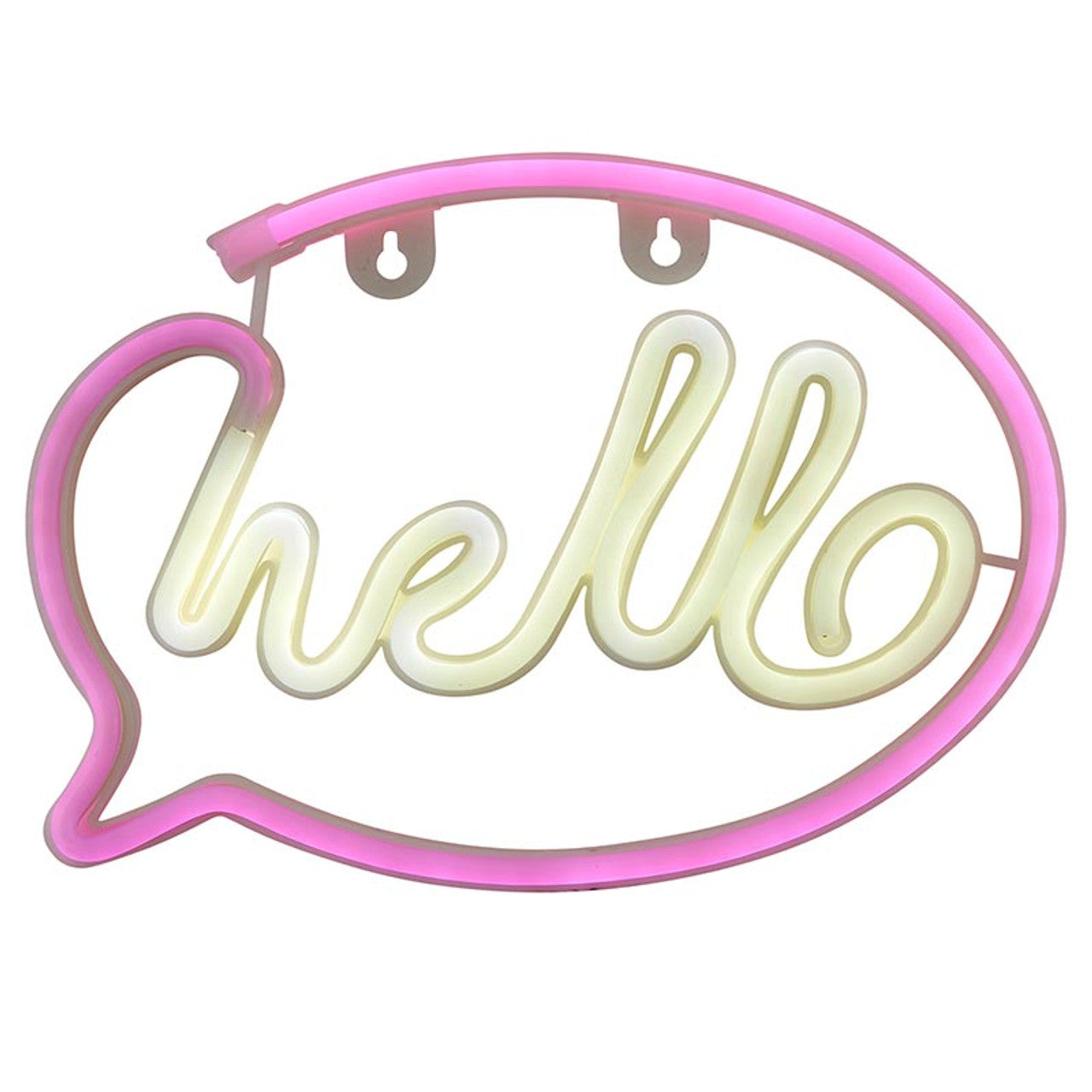 Hello Neon LED Light | Wall Art Sign by The Bullish Store