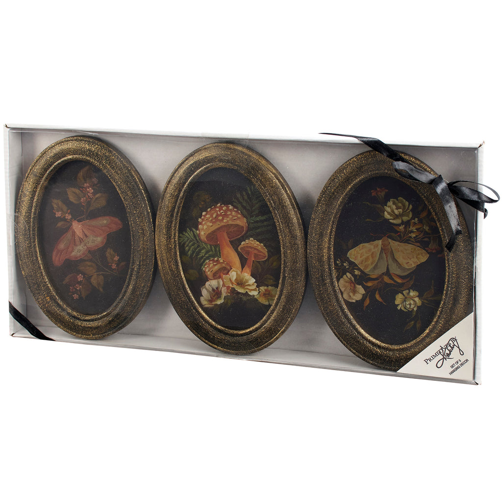 Hidden Garden Hanging Decor Set | Natural Wood Frame Wall Display by The Bullish Store