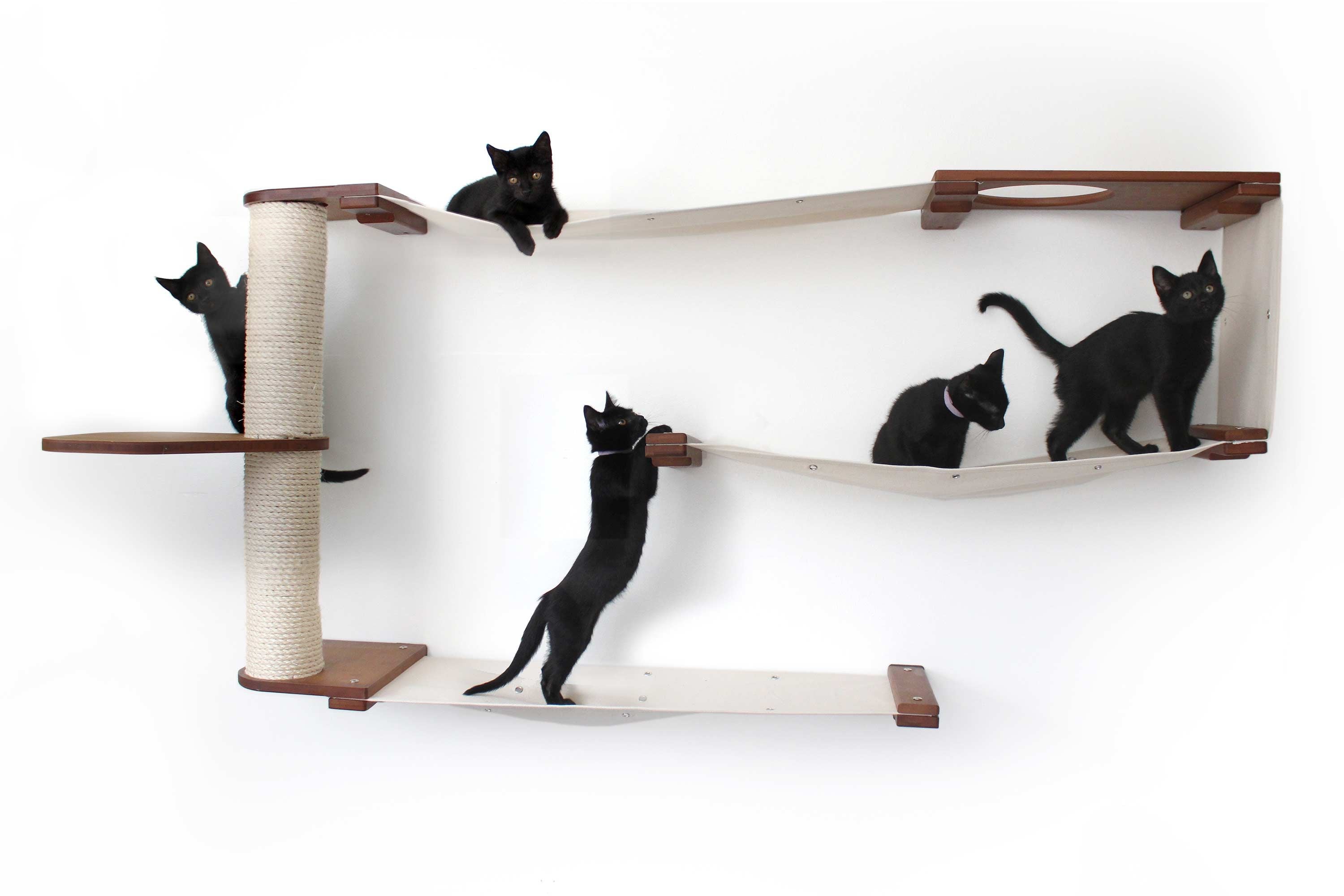 Cat Maze Wall - 3 Tier Cat Tree by Catastrophic Creations