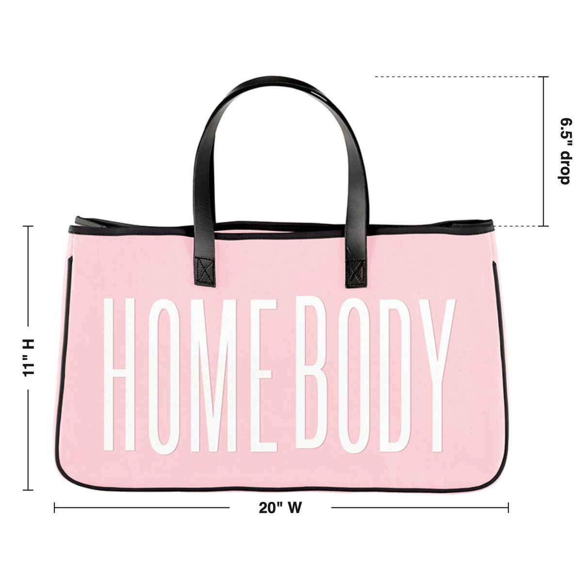 Homebody Large Rectangular Tote Bag | Analog Bag | Genuine Leather Handles by The Bullish Store