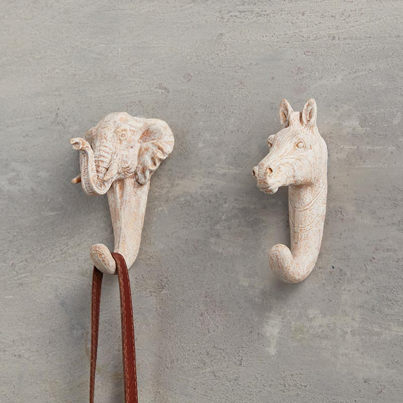 Horse Resin Hook | Animal Theme Decorative Wall Hook | 5" x 3.5" by The Bullish Store