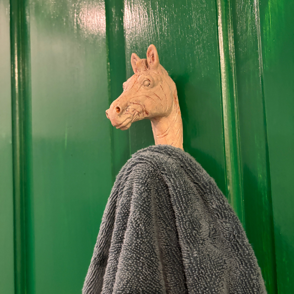 Horse Resin Hook | Animal Theme Decorative Wall Hook | 5" x 3.5" by The Bullish Store