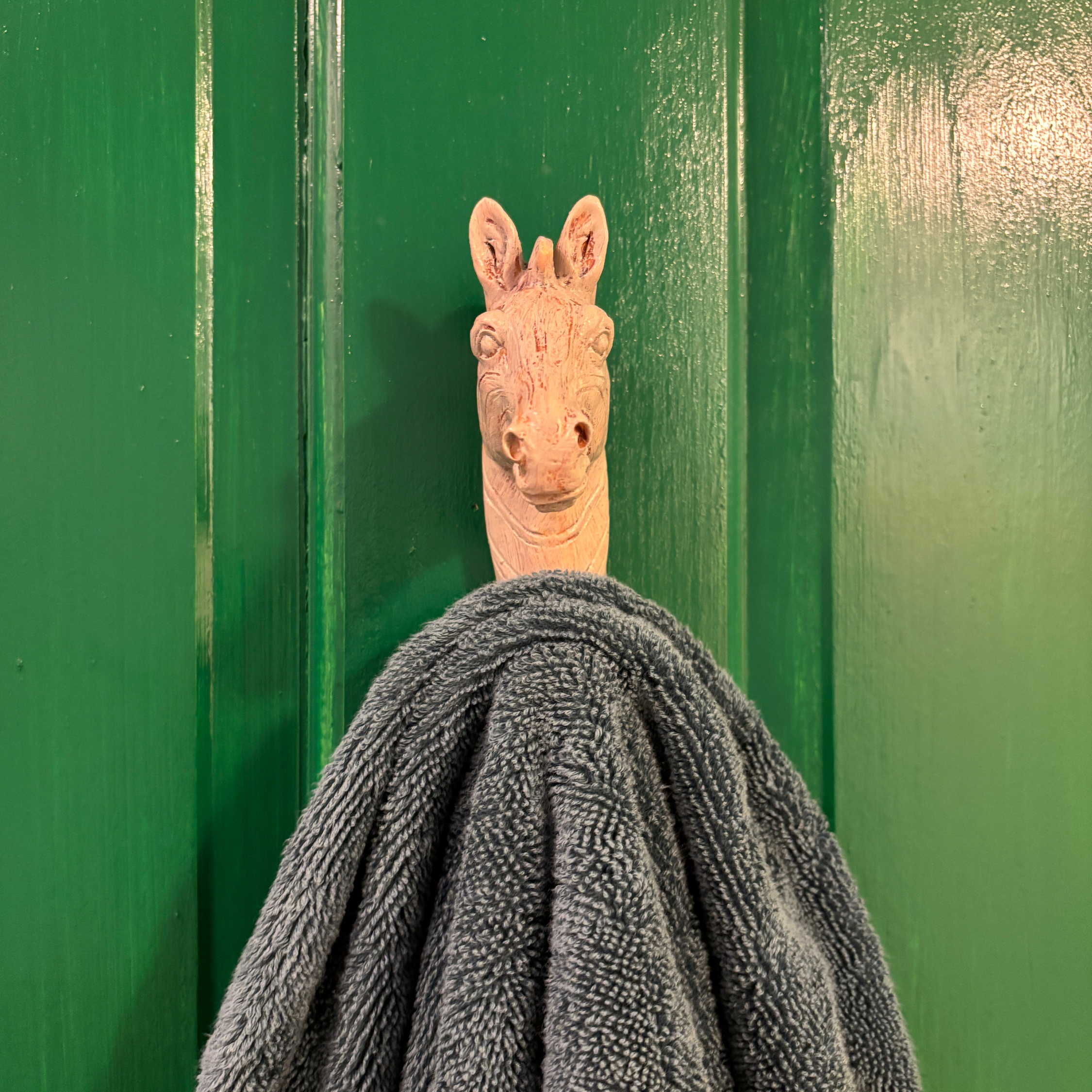 Horse Resin Hook | Animal Theme Decorative Wall Hook | 5" x 3.5" by The Bullish Store