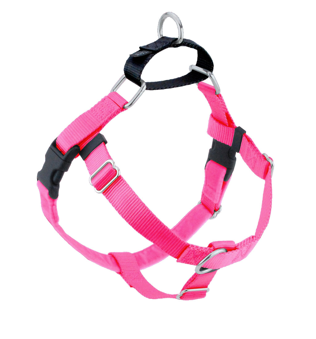 Hot Pink Freedom No-Pull Dog Harness by 2 Hounds Design