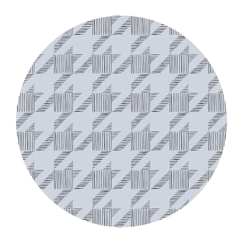Houndstooth & Flower Ceramic Coaster Set of 4 by The Bullish Store