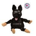 HuggleCause™, Project K-9 Hero, K-9 Mattis Knottie® Plush Dog Toy, Large by HuggleHounds