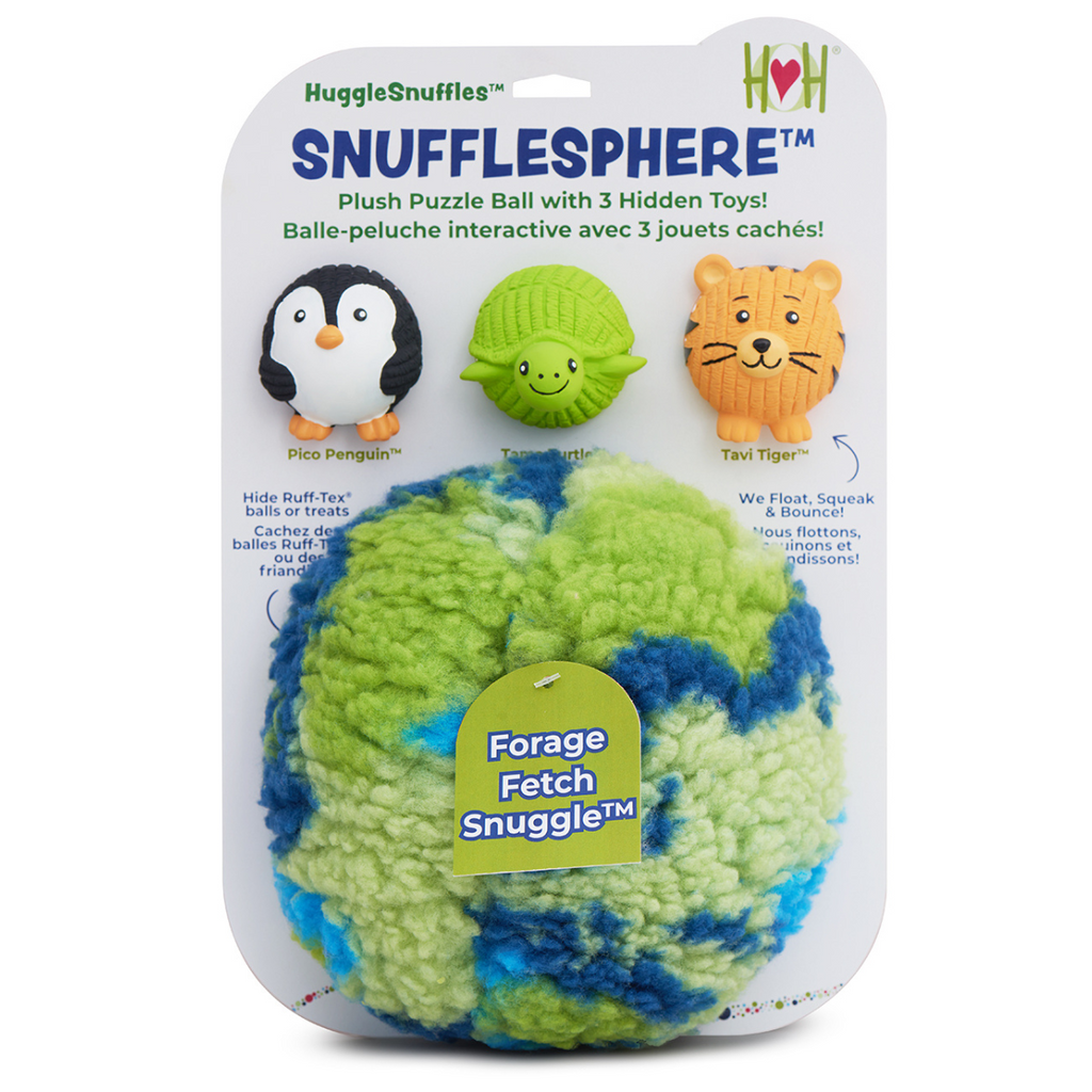 HuggleSnuffles™ SnuffleSphere™ Puzzle Ball by HuggleHounds