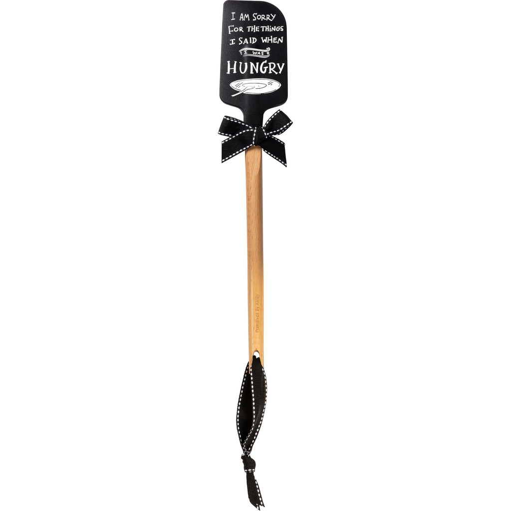 I Am Sorry For The Things I Said When I Was Hungry Spatula With A Wooden Handle by The Bullish Store