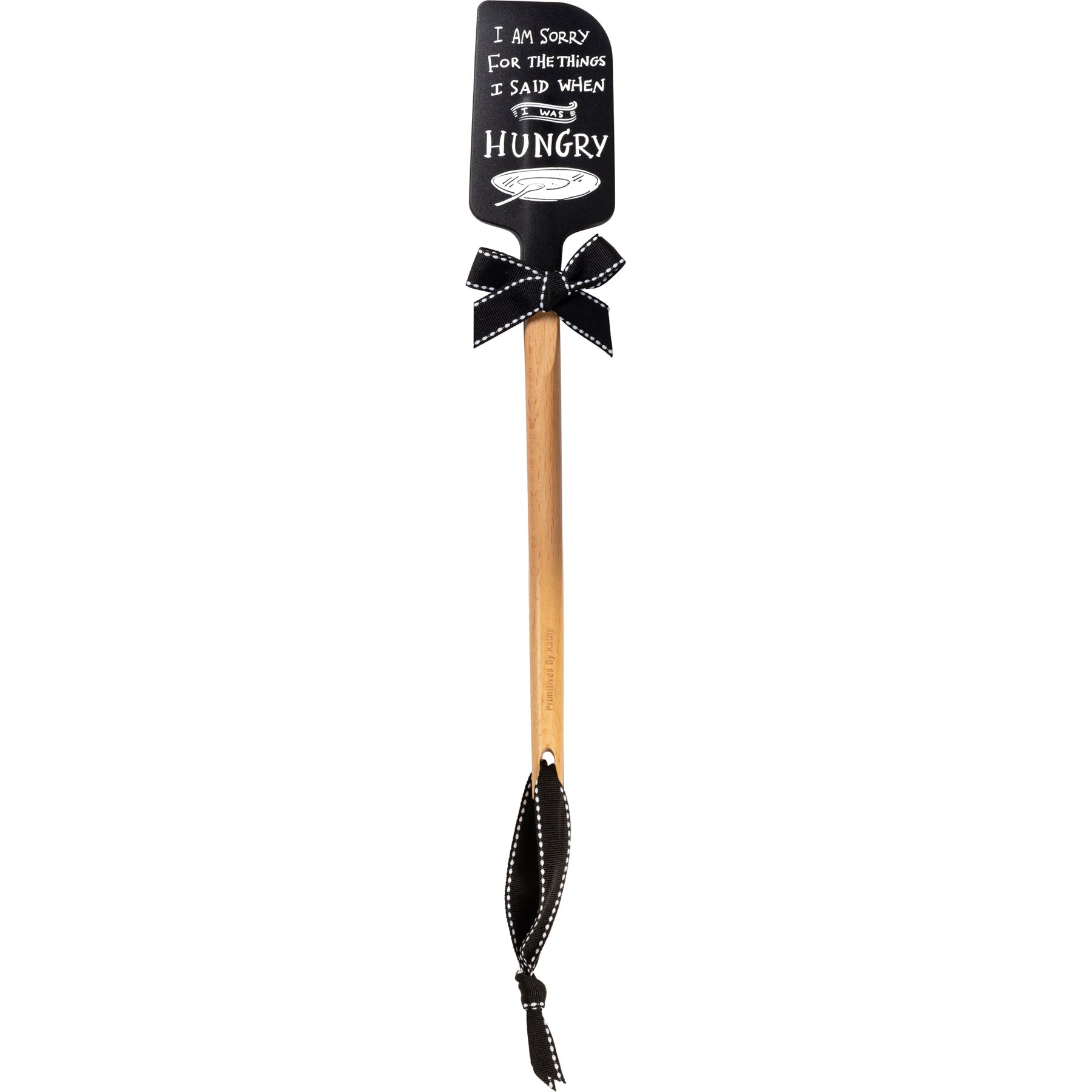 I Am Sorry For The Things I Said When I Was Hungry Spatula With A Wooden Handle by The Bullish Store