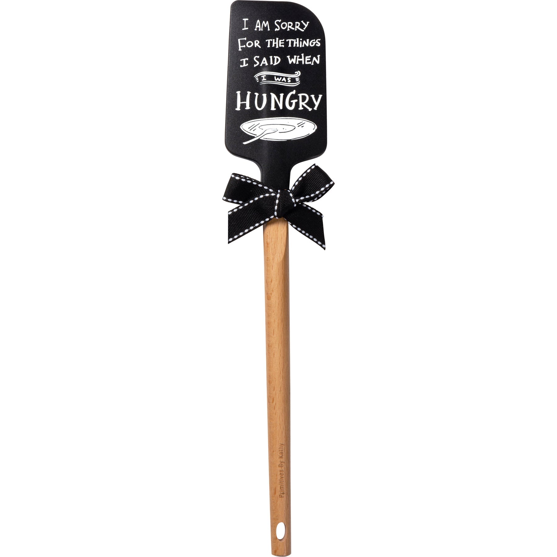 I Am Sorry For The Things I Said When I Was Hungry Spatula With A Wooden Handle by The Bullish Store