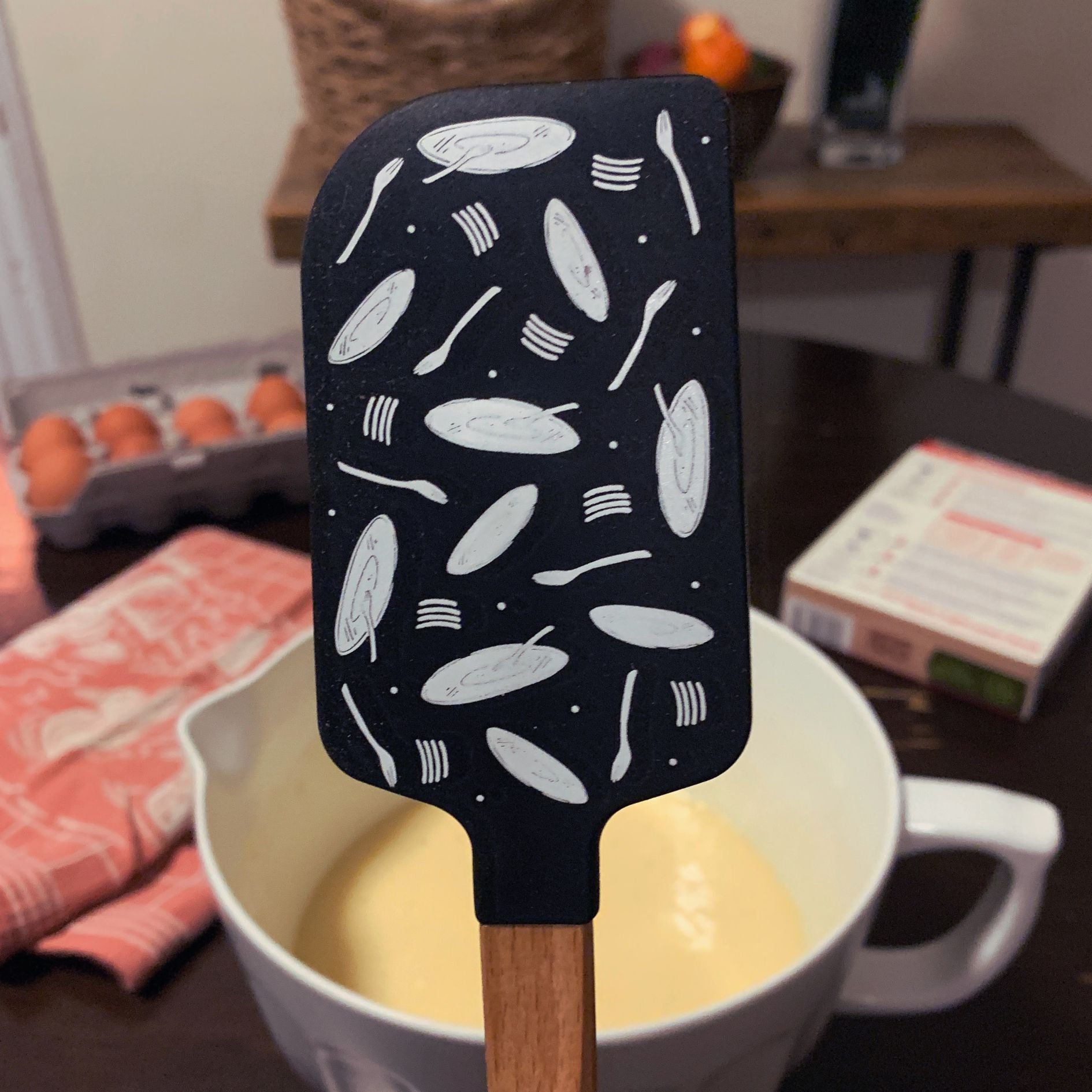 I Am Sorry For The Things I Said When I Was Hungry Spatula With A Wooden Handle by The Bullish Store
