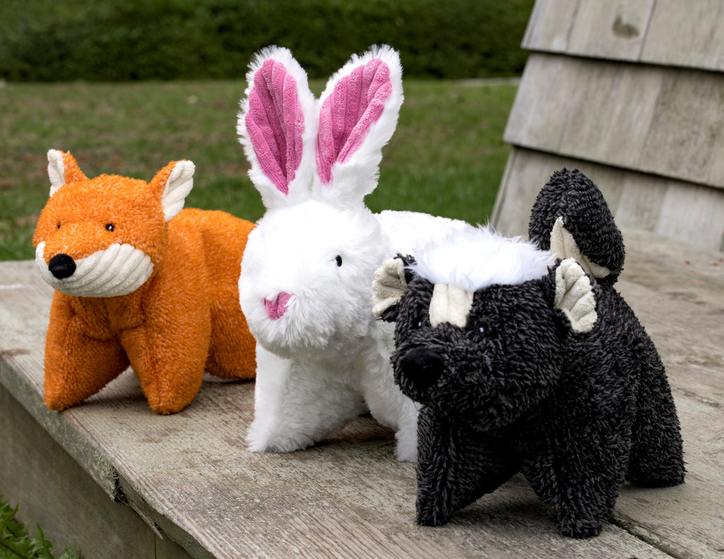 Squooshie™ Bunny Plush Dog Toy by HuggleHounds