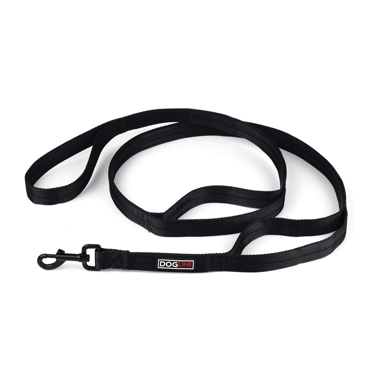 Nylon Multi-Handle Flat Dog Leash by Dogline