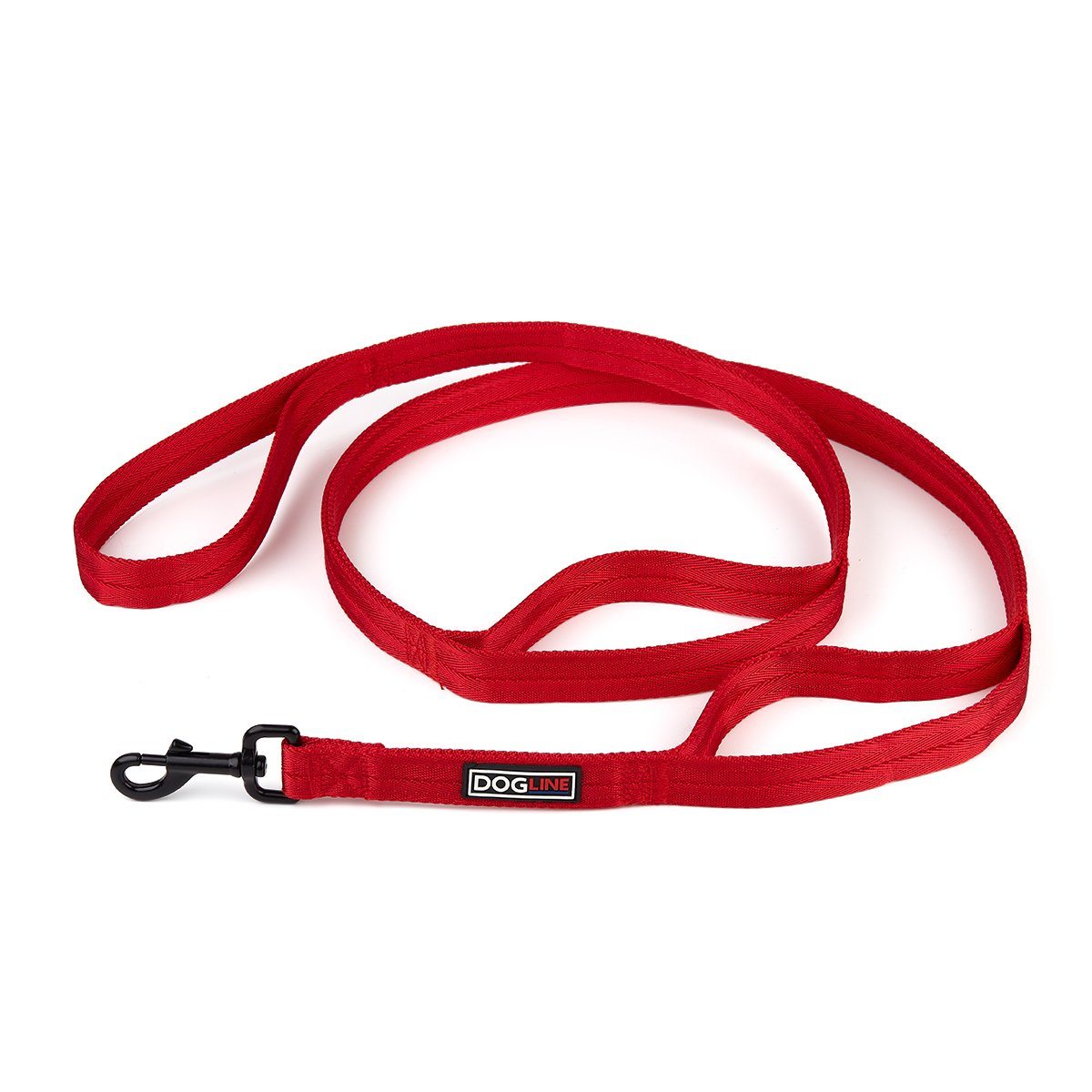 Nylon Multi-Handle Flat Dog Leash by Dogline