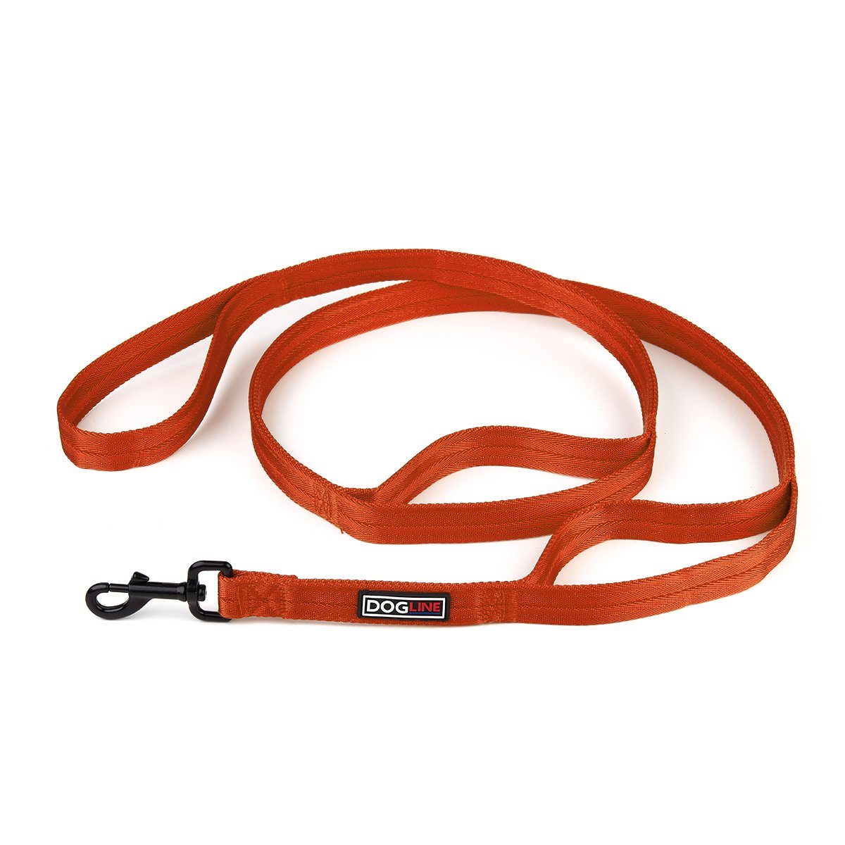 Nylon Multi-Handle Flat Dog Leash by Dogline