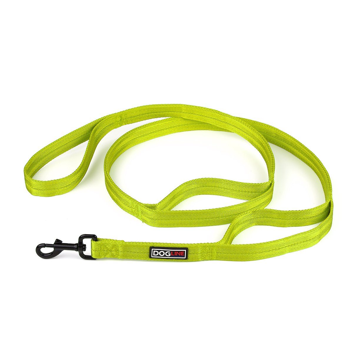 Nylon Multi-Handle Flat Dog Leash by Dogline
