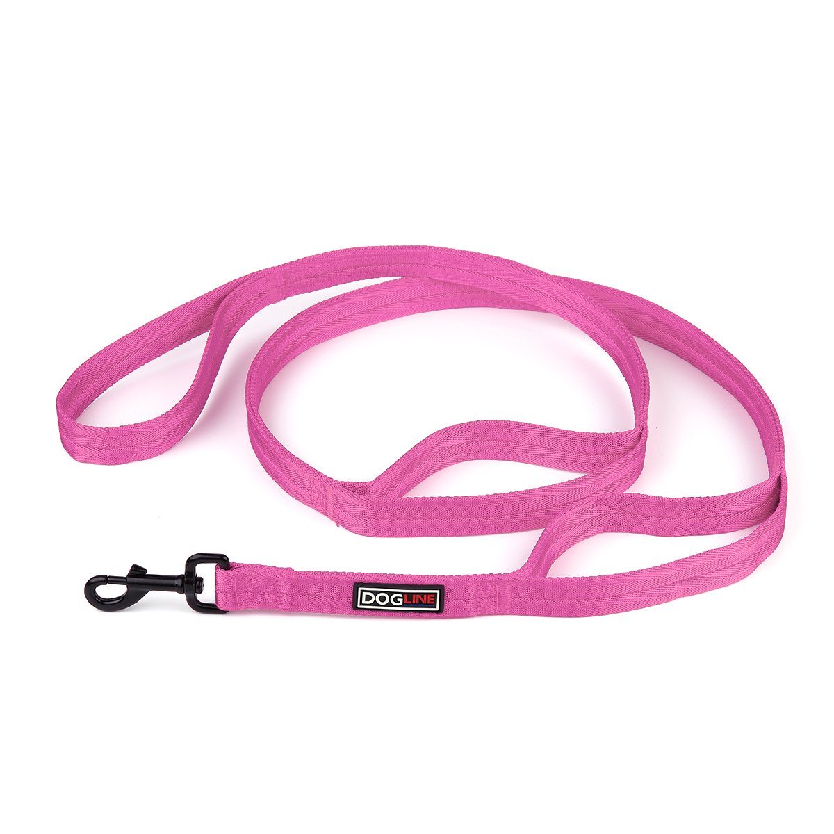 Nylon Multi-Handle Flat Dog Leash by Dogline