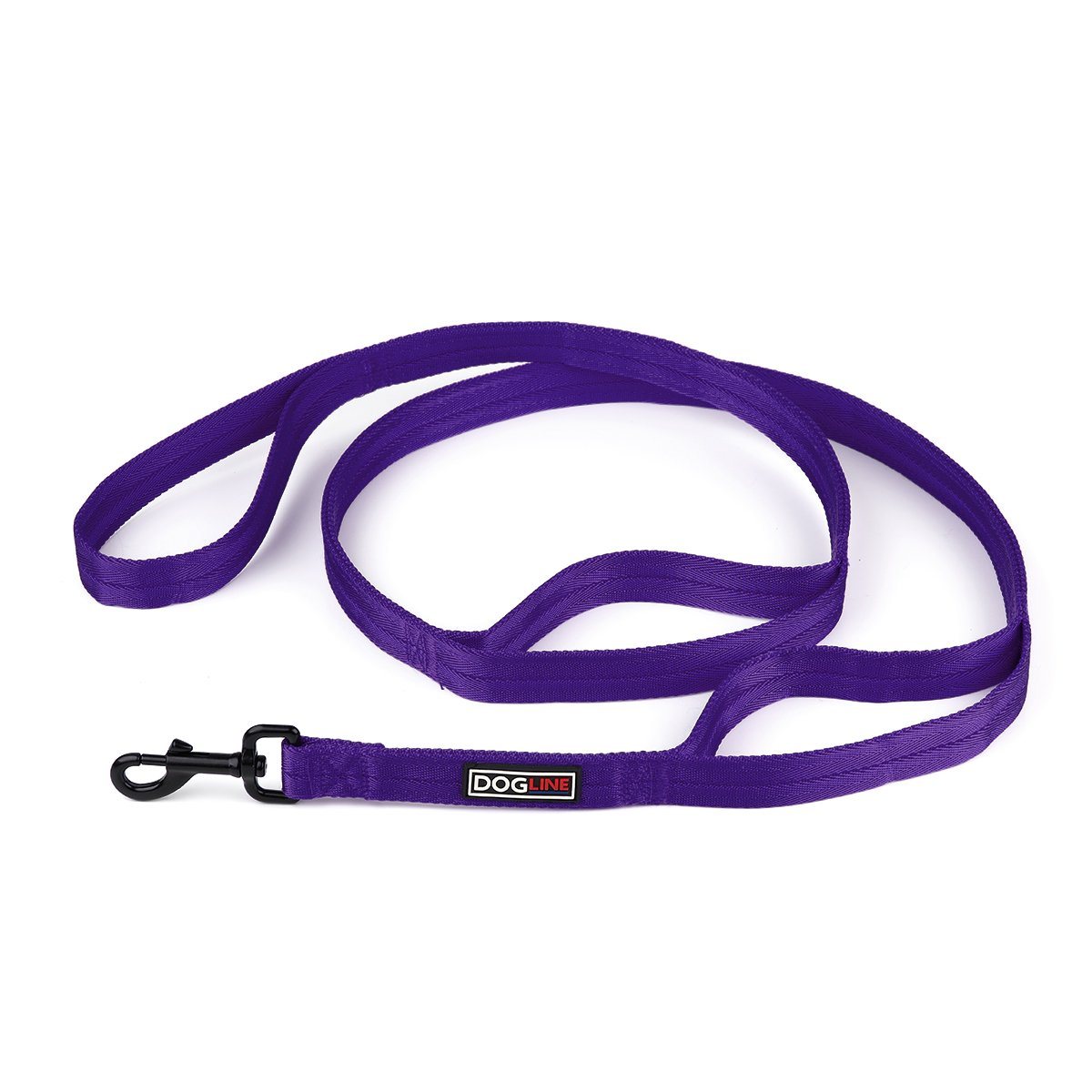 Nylon Multi-Handle Flat Dog Leash by Dogline