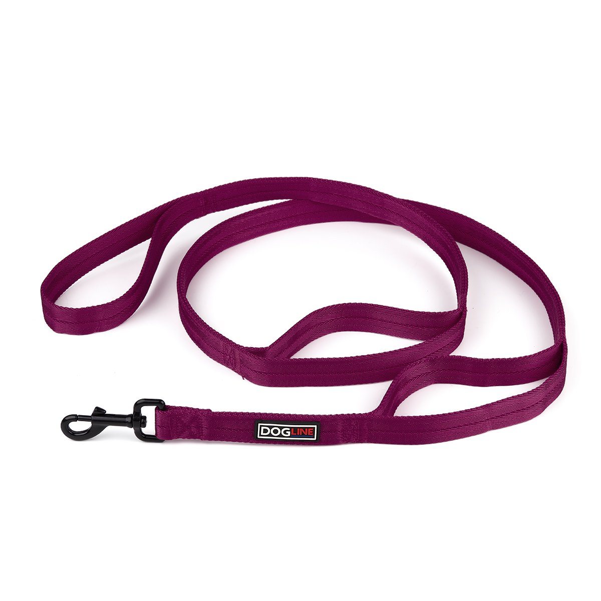 Nylon Multi-Handle Flat Dog Leash by Dogline