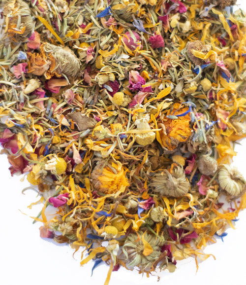 Best Eggs Ever! Nesting Herbs (Chamomile, Roses, Lavender, Cornflowers, & Calendula) For Pet Chickens by Dahlia Pets