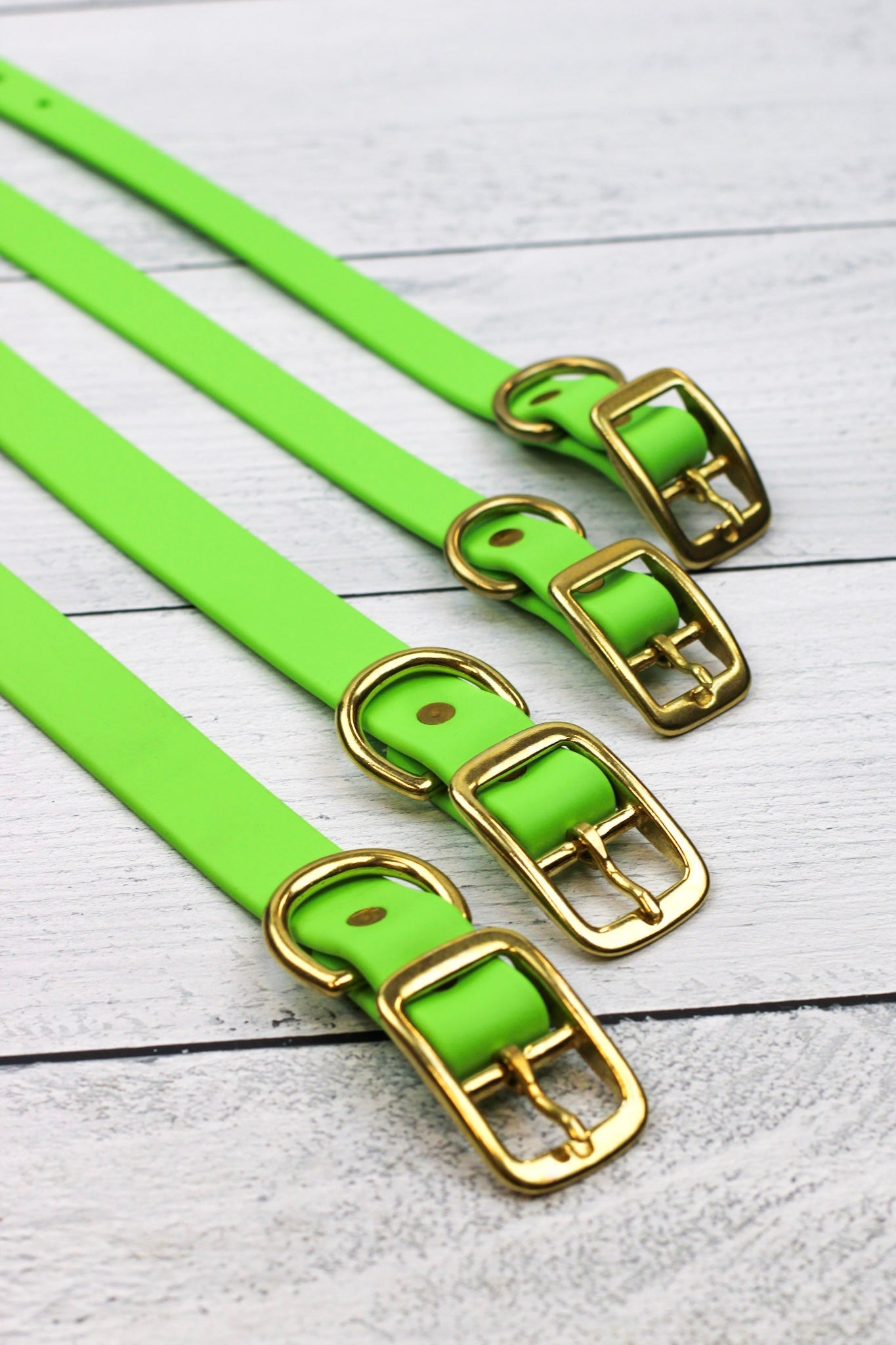 Key Lime Biothane Collar