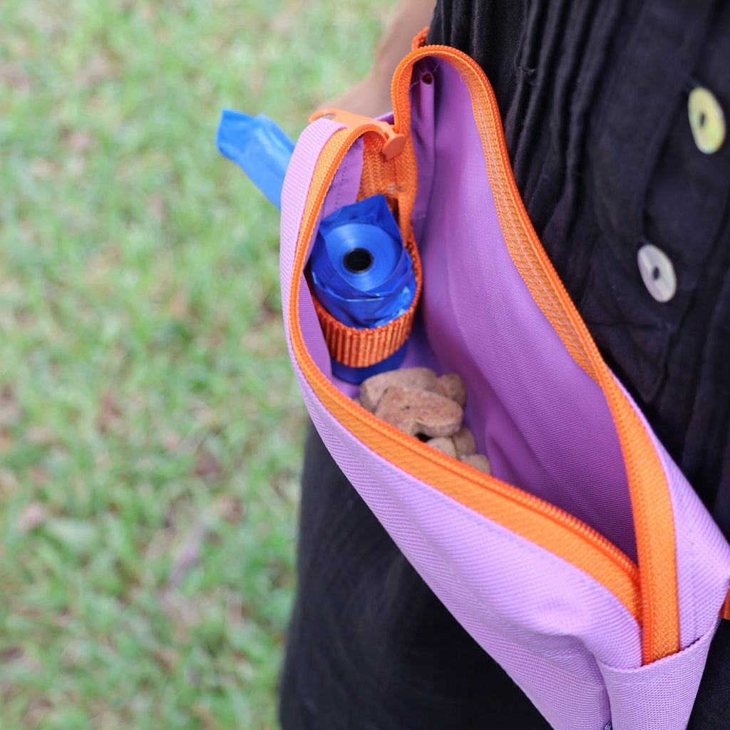 dog walking fanny pack by Major Darling