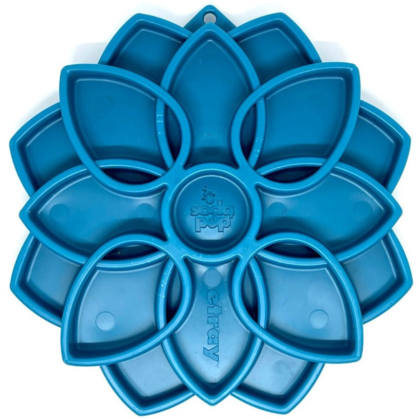 Mandala eTray Shallow Slow Feeder Dog Bowl for Enrichment | USA Made by SodaPup/True Dogs, LLC