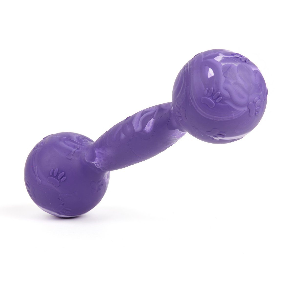 Rubber Dumbbell Toy by Dogline