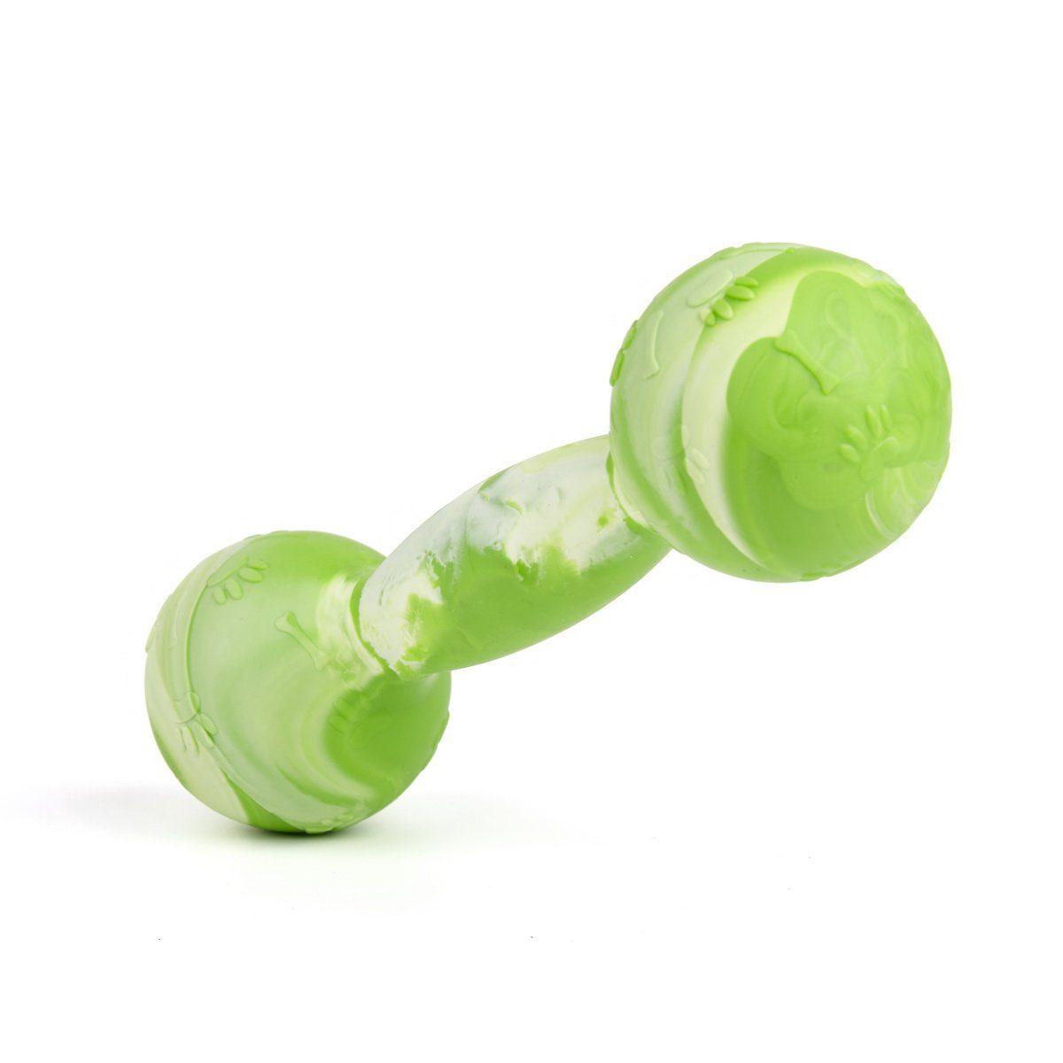 Rubber Dumbbell Toy by Dogline
