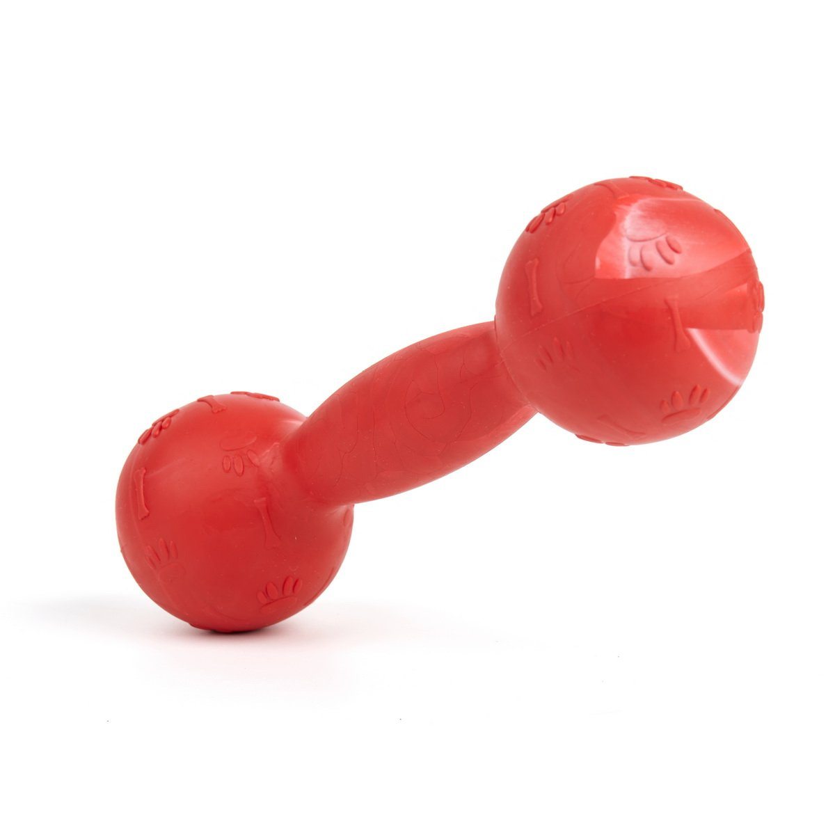 Rubber Dumbbell Toy by Dogline