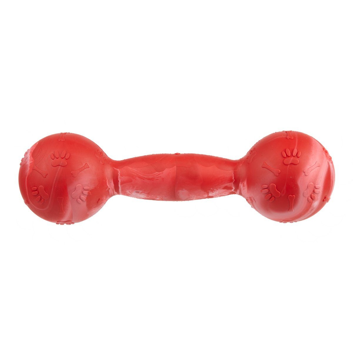 Rubber Dumbbell Toy by Dogline
