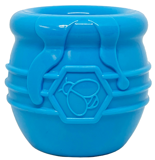 Honey Pot Dog eCup Treat Dispenser | Durable PUP-X Rubber Enrichment Toy | USA Made by SodaPup/True Dogs, LLC