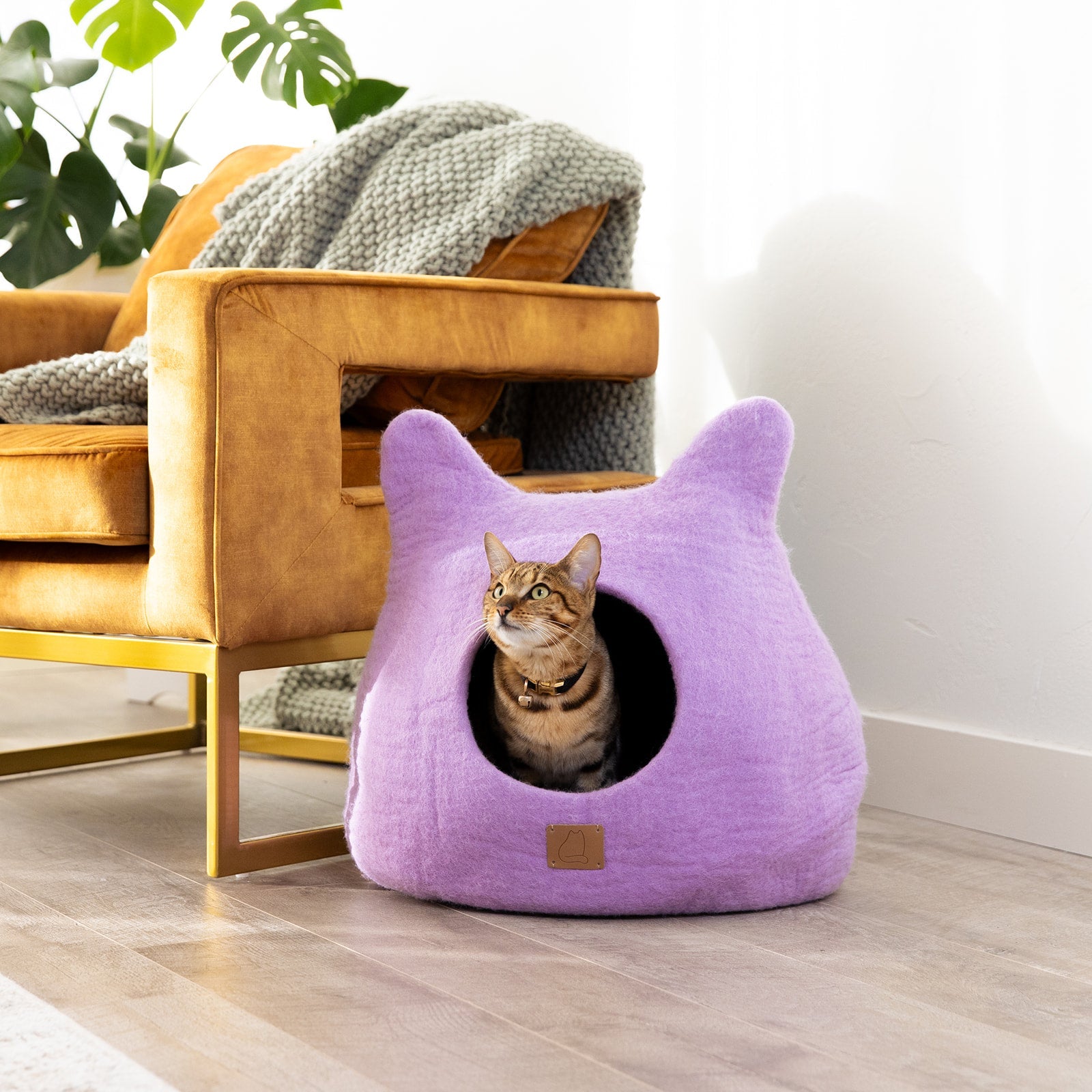 Lilac Purple | Ear Style Cave by Fuzzy Cove