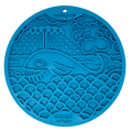 Whale eMat - Enrichment Lick Mat for Dogs and Cats - with Suction Cups | Whale Design | USA Made by SodaPup/True Dogs, LLC