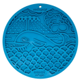 Whale eMat - Enrichment Lick Mat for Dogs and Cats - with Suction Cups | Whale Design | USA Made by SodaPup/True Dogs, LLC
