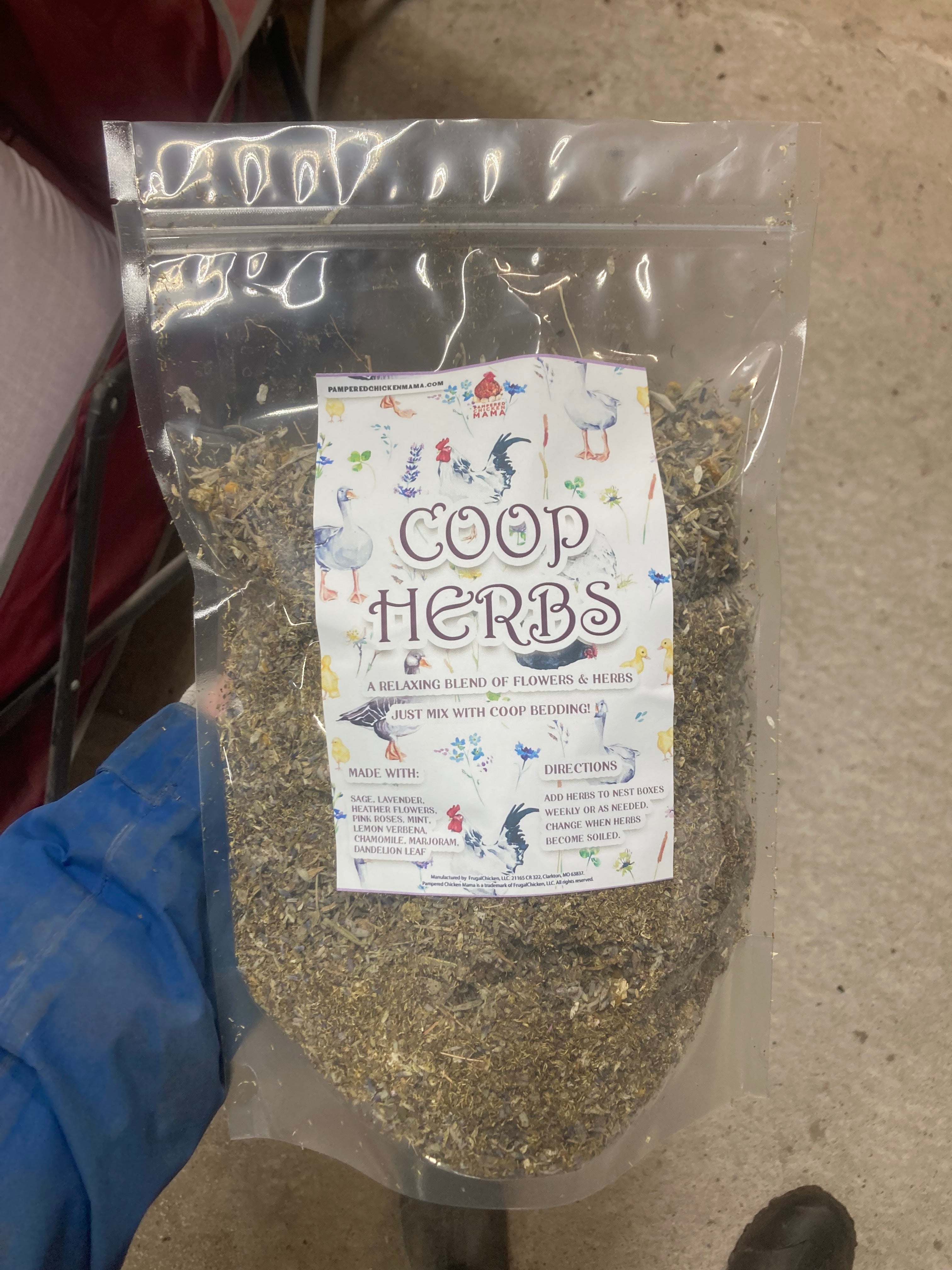 Coop Herbs - Mix With Coop Bedding For A Delicious Scent! by Dahlia Pets