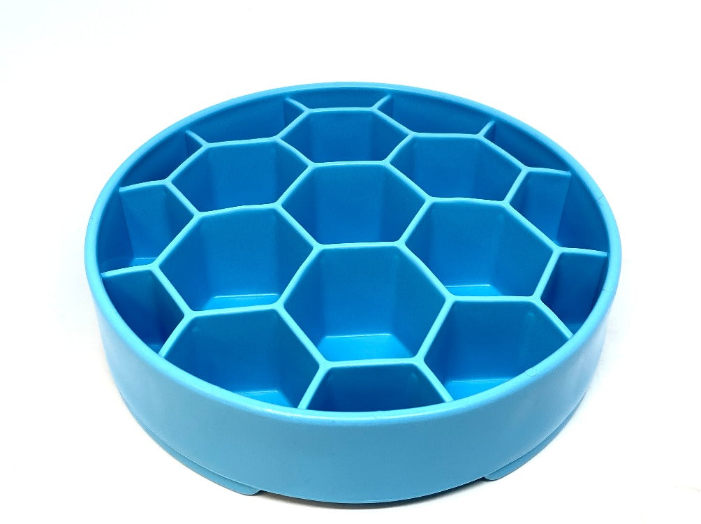 Honeycomb eBowl Deep Slow Feeder Dog Bowl for Enrichment | USA Made by SodaPup/True Dogs, LLC