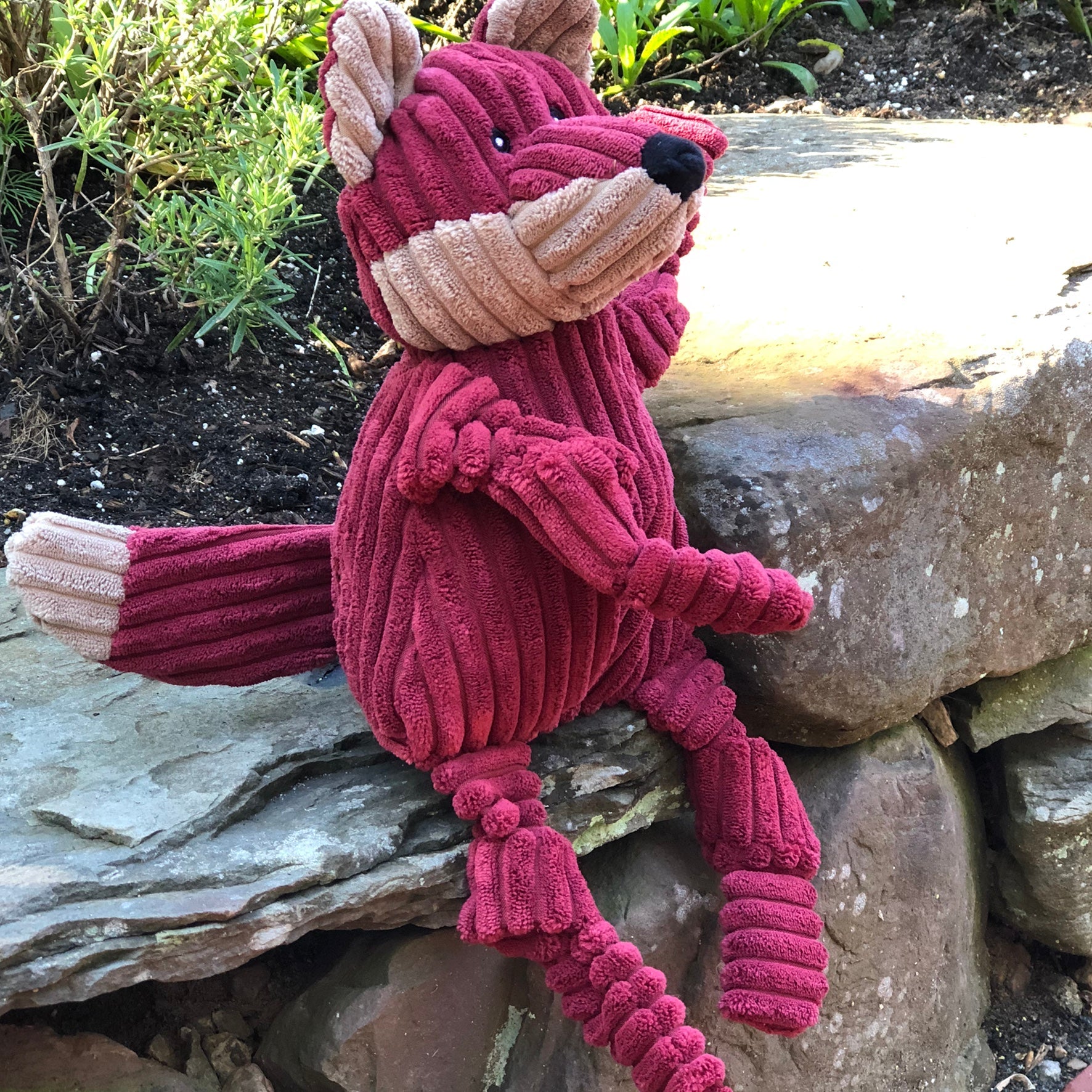 Sly Fox Knottie® Plush Dog Toy by HuggleHounds