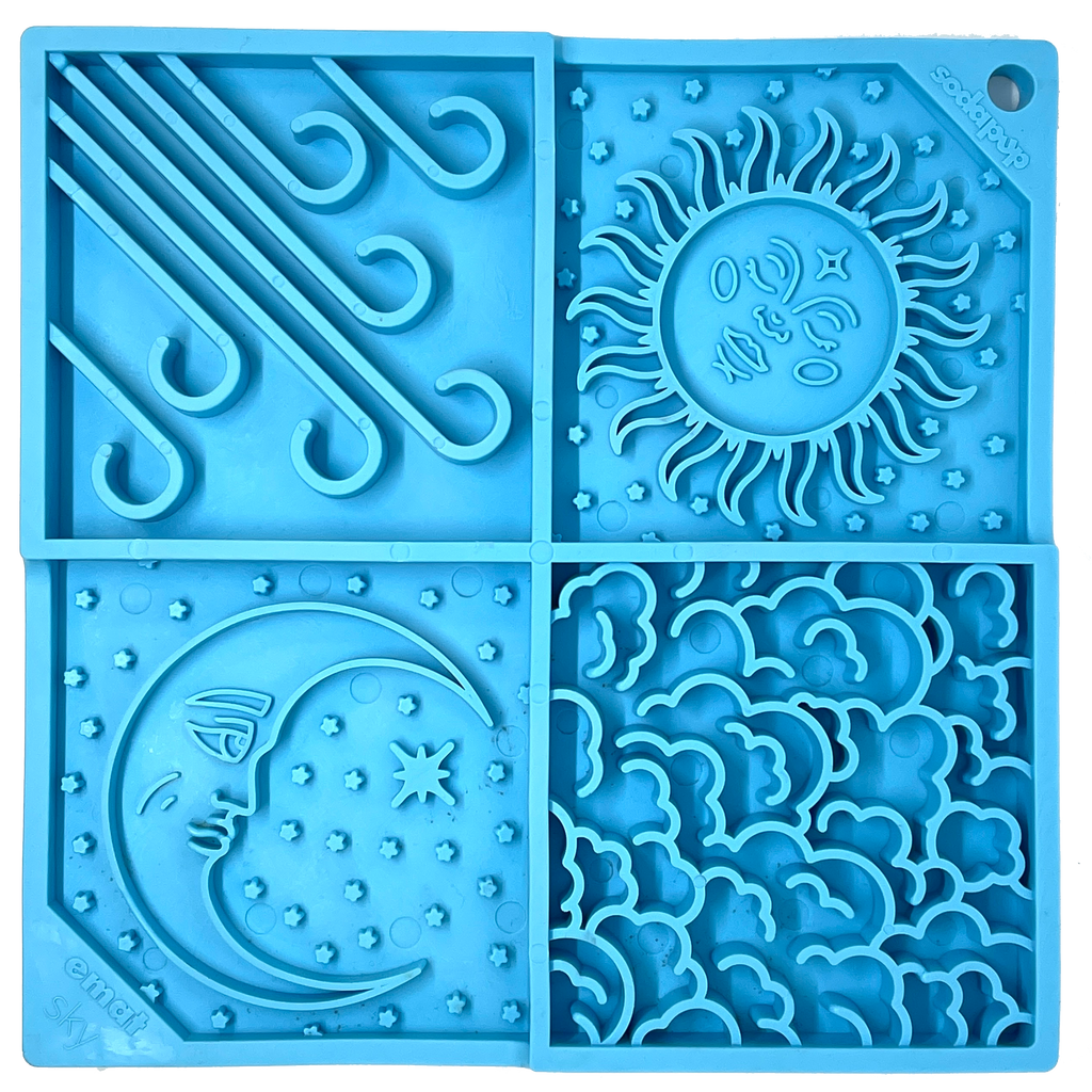 Sky eMat - Enrichment Lick Mat for Dogs and Cats | Celestial Design | SodaPup by SodaPup/True Dogs, LLC