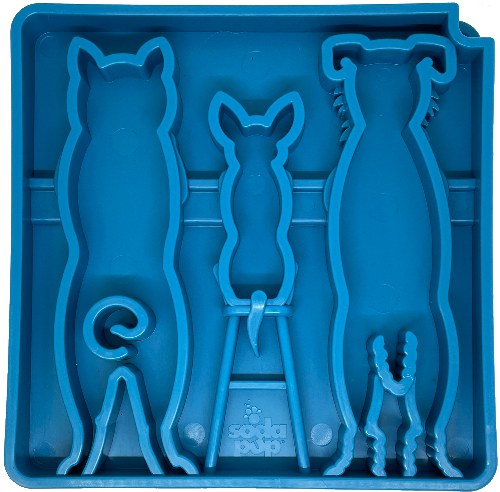 Waiting Dogs eTray - Shallow Slow Feeder Bowl for Enrichment | USA Made by SodaPup/True Dogs, LLC