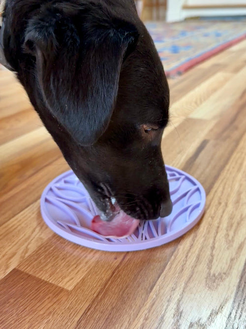 Tulip Design eMat - Enrichment Lick Mat For Dogs and Cats - With Suction Cups | USA Made