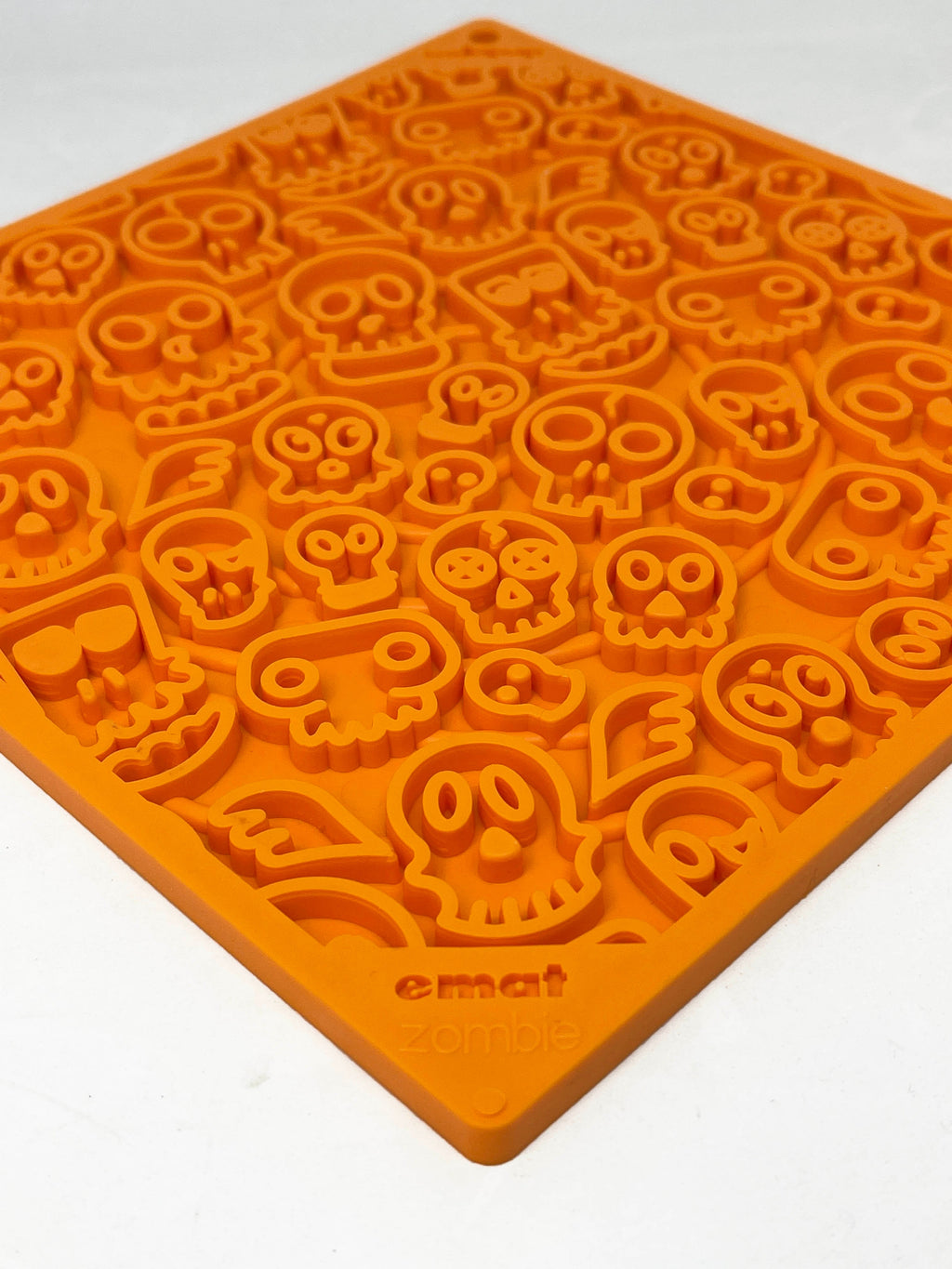 Zombie eMat - Enrichment Lick Mat for Dogs and Cats | Halloween Skull Design | SodaPup by SodaPup/True Dogs, LLC