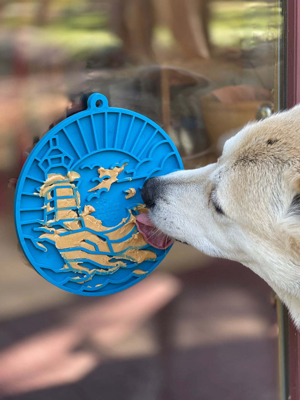 Lighthouse eMat - Enrichment Lick Mat For Dogs and Cats - With Suction Cups | USA Made by SodaPup/True Dogs, LLC