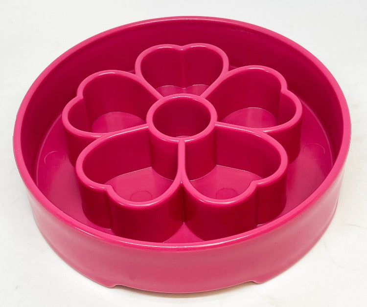 Flower eBowl Deep Slow Feeder Dog Bowl for Enrichment | USA Made by SodaPup/True Dogs, LLC