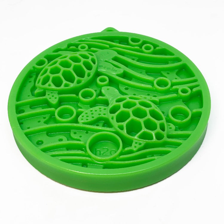 Water Nylon eCoin Durable Enrichment Snacking Coin for Dogs | USA-Made Lick Mat Alternative by SodaPup/True Dogs, LLC